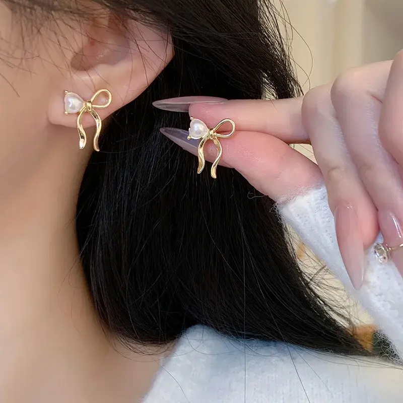 Pear Bow earring - FY0252